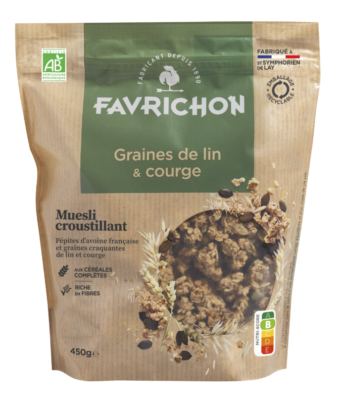 Muesli croustillant graines de lin & courges - 1